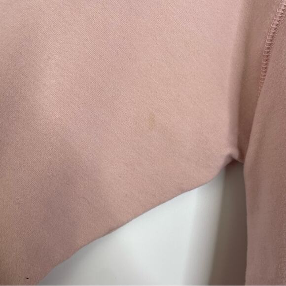 Wildfox pink tunic graphic pullover sweater shirt "Coffee & Sunshine" size XL - Picture 3 of 11